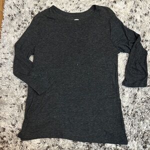 Old Navy Dark Gray Long Sleeve Top